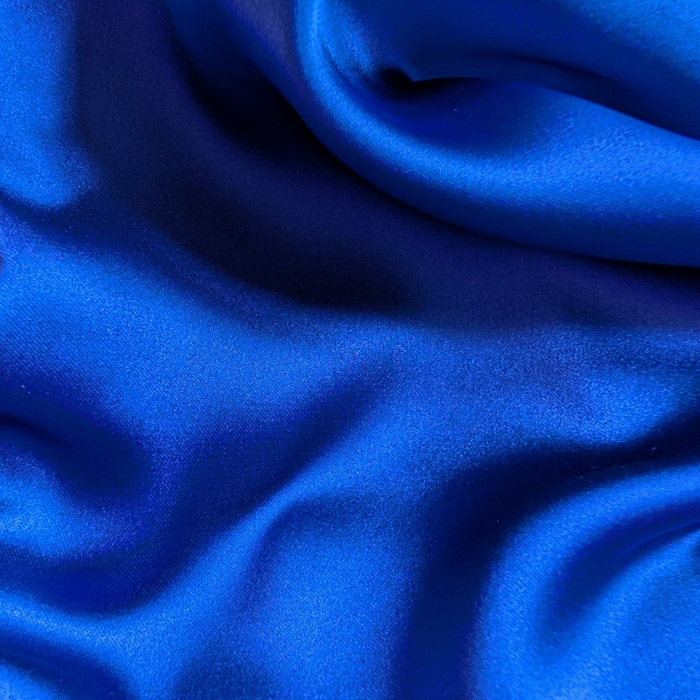 Rachel Zoe Royal Blue Satin Blouse - Picture 9 of 13